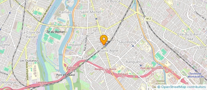 localisation de l'entreprise SCI SEVEN  TOULOUSE