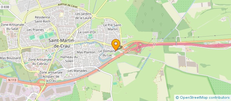 localisation de l'entreprise SCI SEVEN à SAINT-MARTIN-DE-CRAU