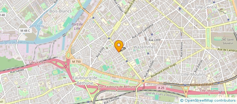 localisation de l'entreprise SCI SEVEN LOOS à LILLE