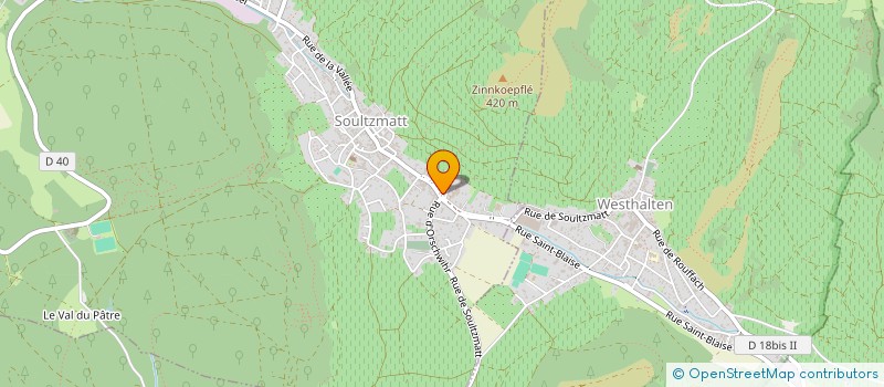 localisation de l'entreprise SCI SEVENRIV  SOULTZMATT