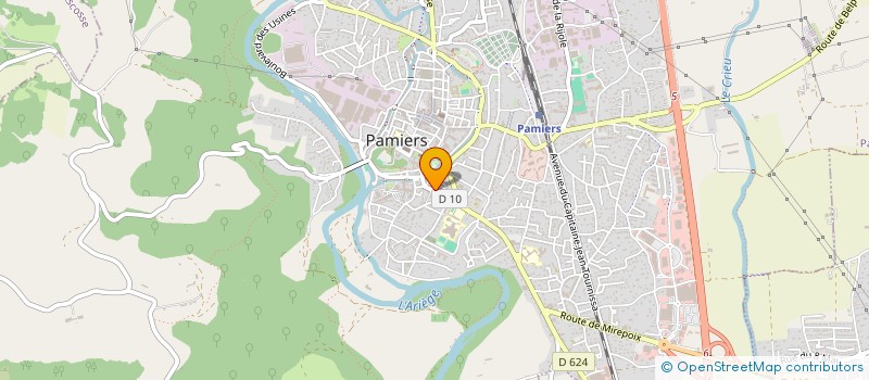 localisation de l'entreprise SCI SEVENT à PAMIERS
