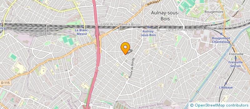 localisation de l'entreprise SCI SEVERINE à AULNAY-SOUS-BOIS