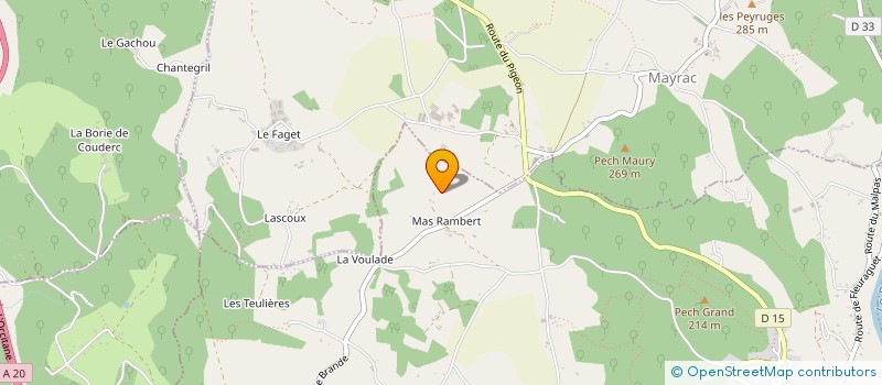 localisation de l'entreprise SCI SEVERINE  SAINT-SOZY