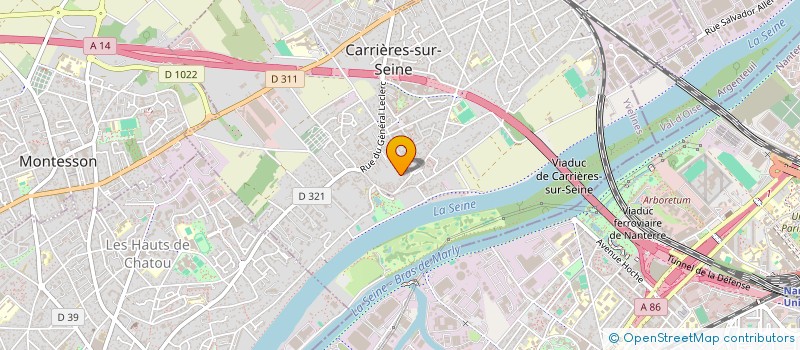 localisation de l'entreprise SCI SEVERINE  CARRIERES-SUR-SEINE