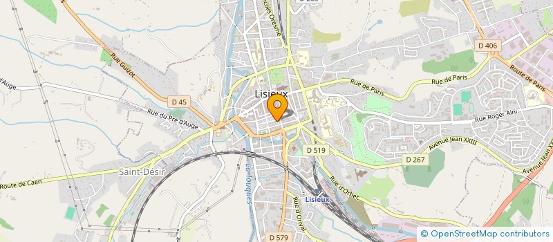 localisation de l'entreprise SCI SEVERINE à LISIEUX