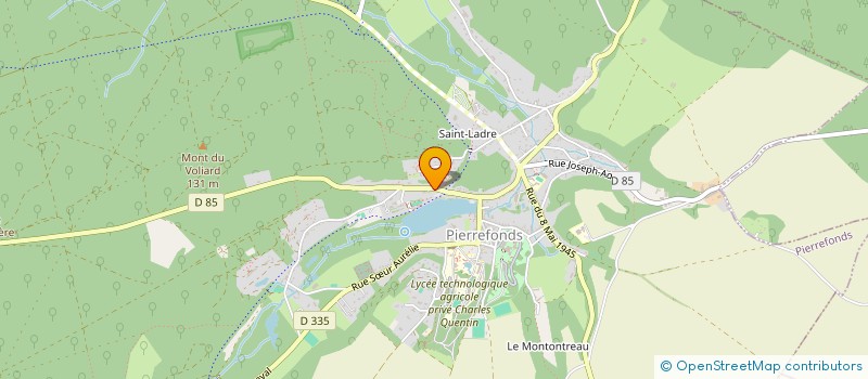 localisation de l'entreprise SCI SEVERINE  PIERREFONDS