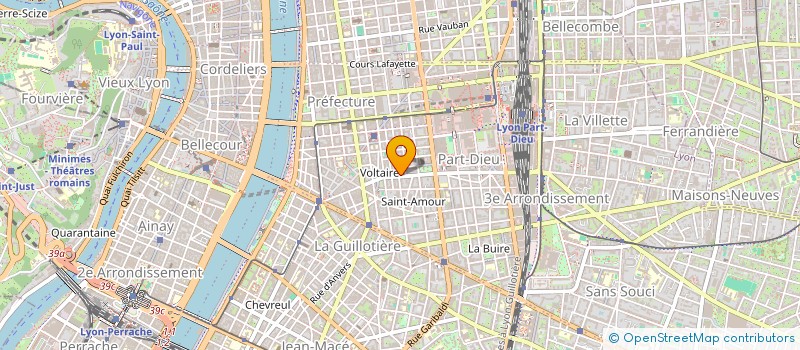 localisation de l'entreprise SCI SEVERINE  LYON