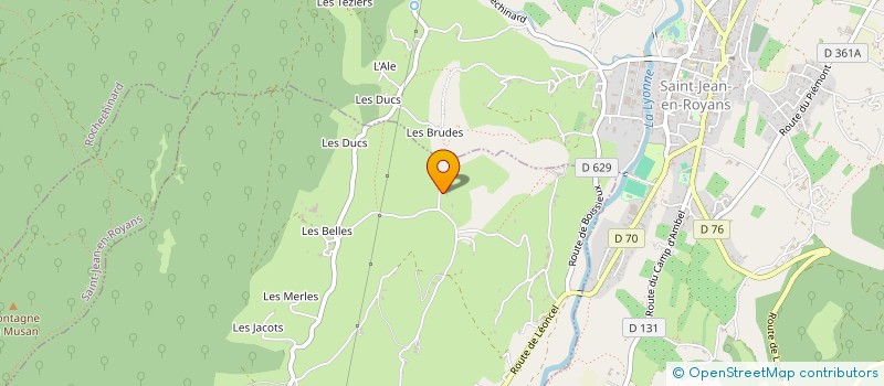 localisation de l'entreprise SCI SEVERMICK  BOURG-DE-PEAGE