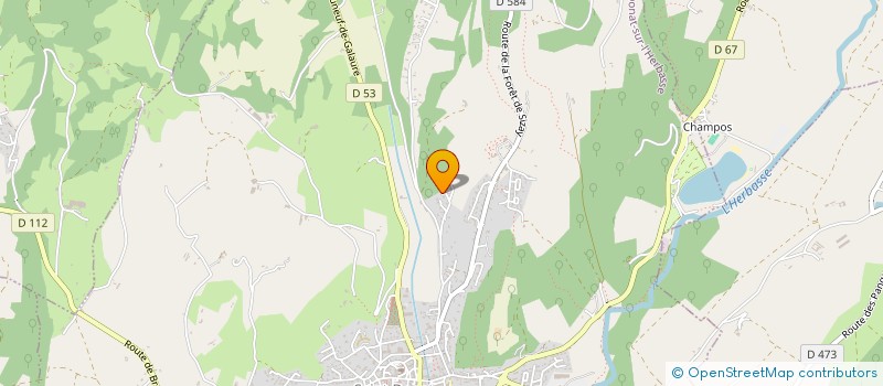 localisation de l'entreprise SCI SEVERY  SAINT-DONAT-SUR-L'HERBASSE