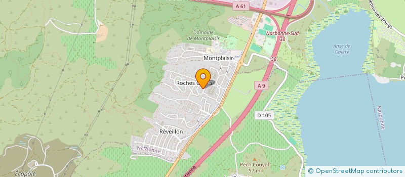 localisation de l'entreprise SCI SEVEST à NARBONNE