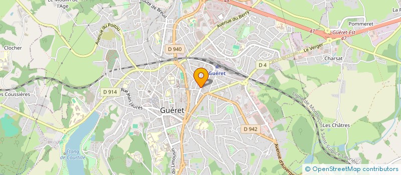 localisation de l'entreprise SCI SEVI  GUERET