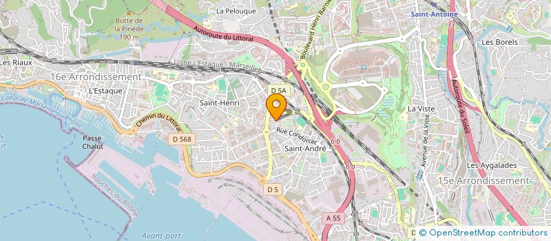 localisation de l'entreprise SCI SEVIGNE à MARSEILLE