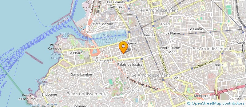 localisation de l'entreprise SCI SEVIGNE à MARSEILLE