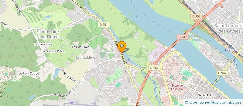 localisation de l'entreprise SCI SEVIGNE  SAUMUR