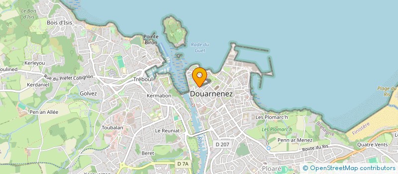 localisation de l'entreprise SCI SEVIGNE  DOUARNENEZ