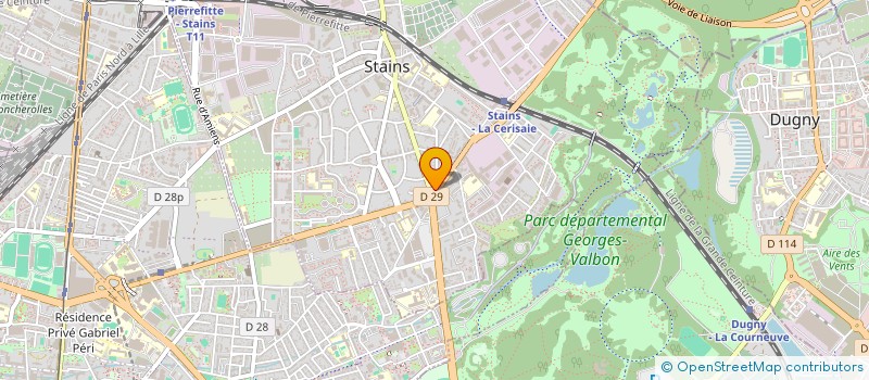 localisation de l'entreprise SCI SEVIGNE à STAINS