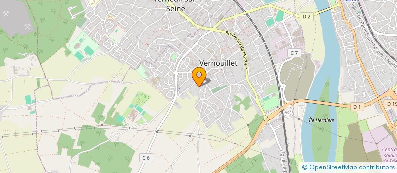 localisation de l'entreprise SCI SEVIGNE VAL DE SEINE à VERNOUILLET