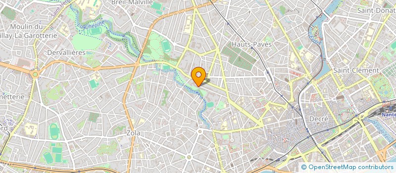 localisation de l'entreprise SCI SEVILLA DENIER  NANTES