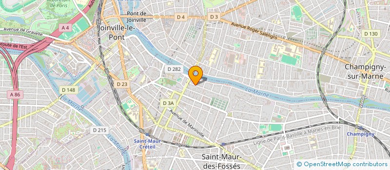 localisation de l'entreprise SCI SEVIN à SAINT-MAUR-DES-FOSSES