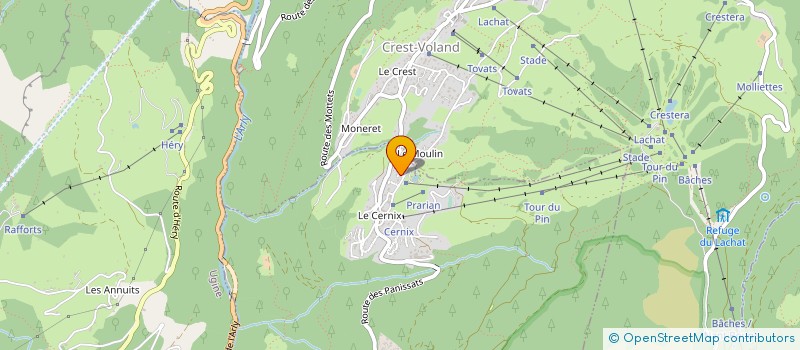 localisation de l'entreprise SCI SEVIN  COHENNOZ