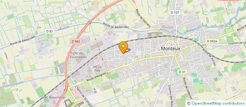 localisation de l'entreprise SCI SEVINADJE  BOURDEAUX