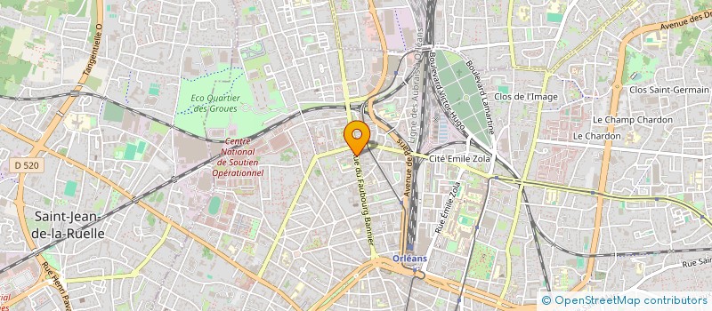 localisation de l'entreprise SCI SEVKA à ORLEANS