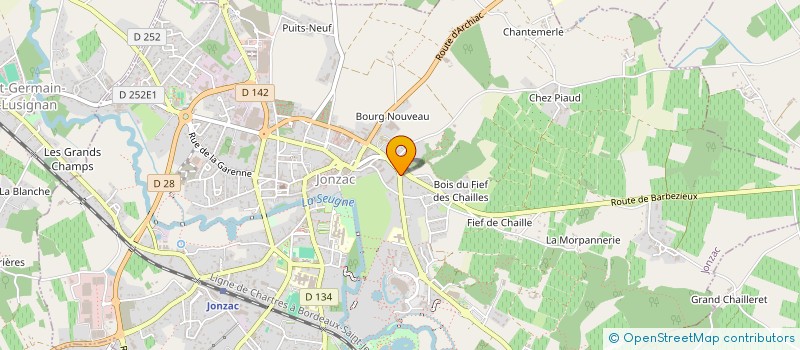 localisation de l'entreprise SCI SEVPOLO  JONZAC