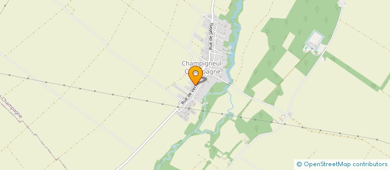 localisation de l'entreprise SCI SEVRAIN  CHAMPIGNEUL-CHAMPAGNE