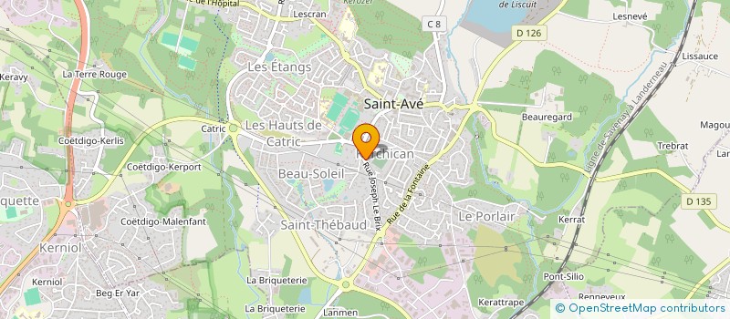 localisation de l'entreprise SCI SEVRE ET THOUET  SAINT-AVE