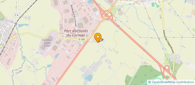 localisation de l'entreprise SCI SEVRE IMMOBILIER à CHOLET
