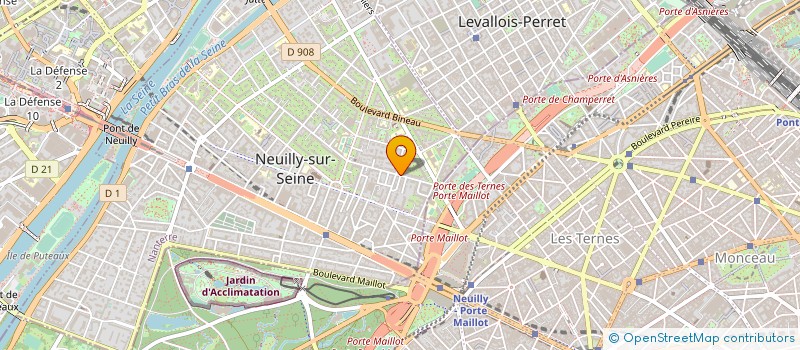 localisation de l'entreprise SCI SEVRES à NEUILLY-SUR-SEINE