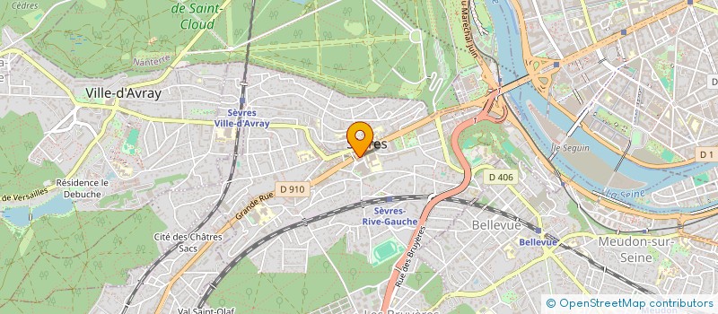 localisation de l'entreprise SCI SEVRES CENTRE à SEVRES