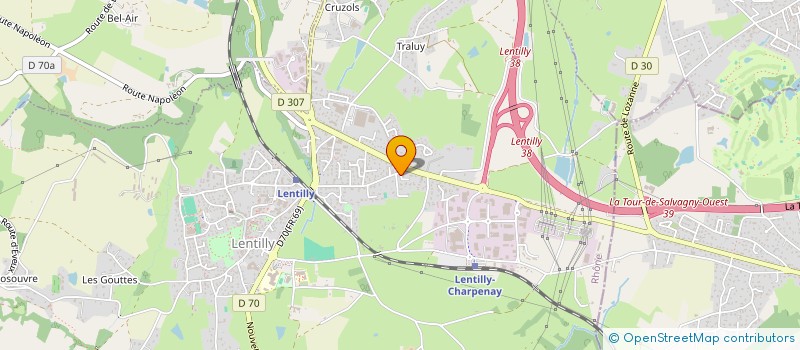 localisation de l'entreprise SCI SEVRES SALVAGNY  LENTILLY