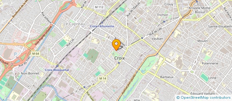 localisation de l'entreprise SCI SEVRES VI à CROIX
