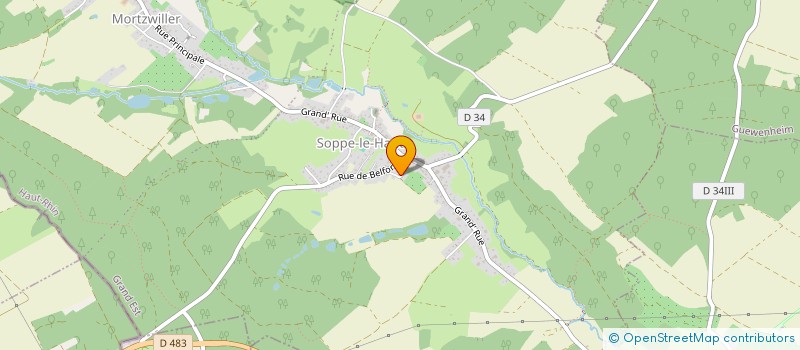 localisation de l'entreprise SCI SEVTHIER  LE HAUT SOULTZBACH