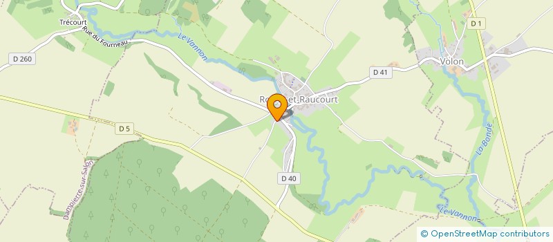 localisation de l'entreprise SCI SEXEMAJEPAL  ROCHE-ET-RAUCOURT