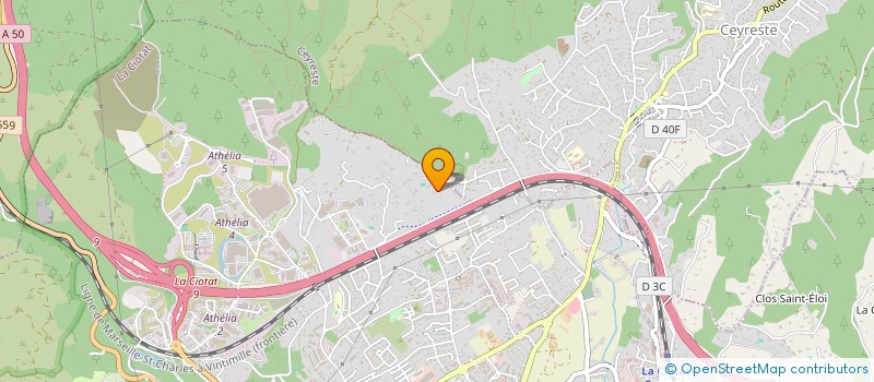 localisation de l'entreprise SCI SEXTUOR  LA CIOTAT