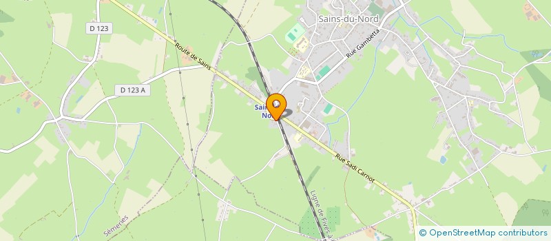 localisation de l'entreprise SCI SEXTUS  RAINSARS