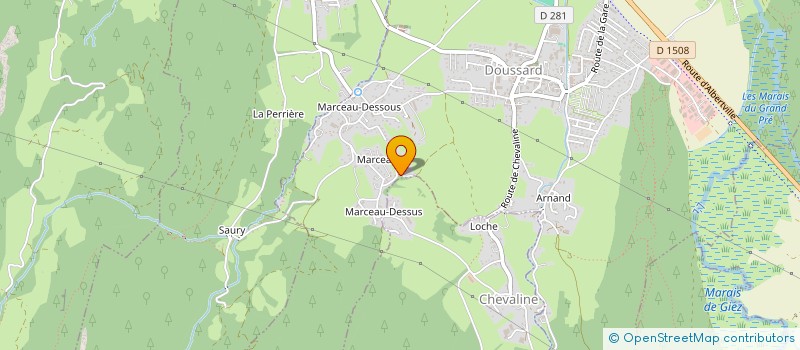 localisation de l'entreprise SCI SEY à DOUSSARD