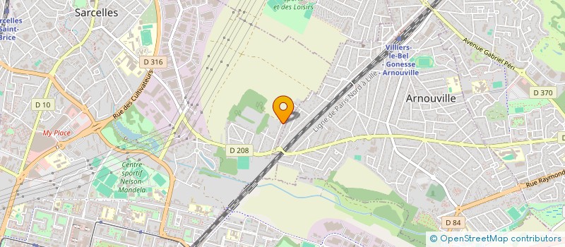 localisation de l'entreprise SCI SEY-DIR à SARCELLES
