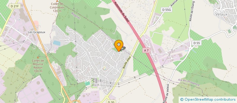 localisation de l'entreprise SCI SEYANA  ROGNAC