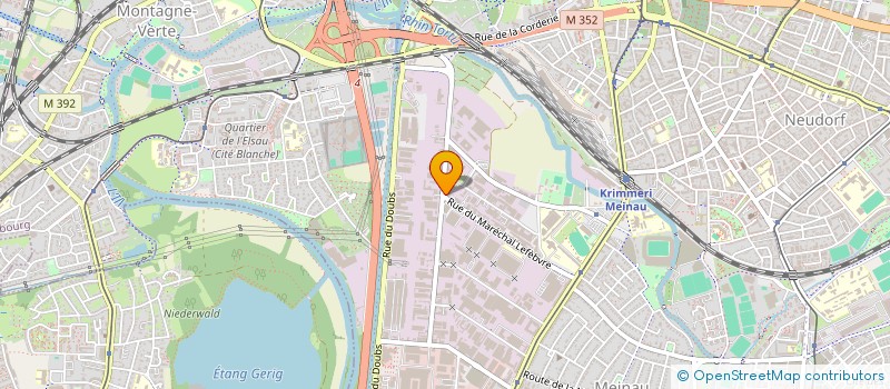 localisation de l'entreprise SCI SEYMEN  STRASBOURG