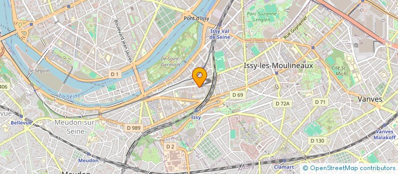 localisation de l'entreprise SCI SEYNOD BLANCHE MALAZ 4 à ISSY-LES-MOULINEAUX