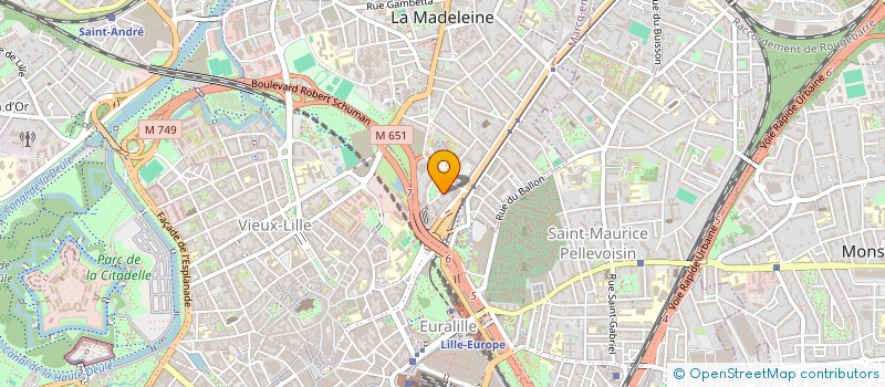 localisation de l'entreprise SCI SEYNODLES BLANCHES à LA MADELEINE