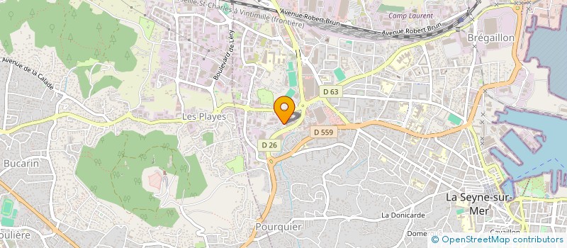 localisation de l'entreprise SCI SEYSA à LA SEYNE-SUR-MER