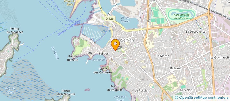 localisation de l'entreprise SCI SEZANE  SAINT-MALO