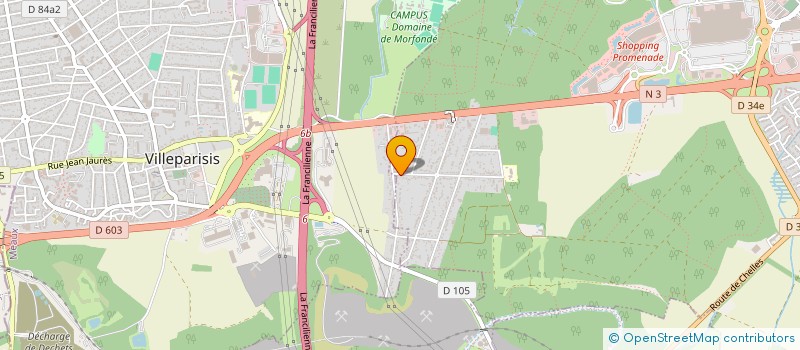 localisation de l'entreprise SCI SEZHAMS  CLAYE-SOUILLY