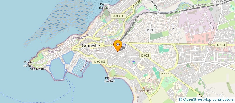 localisation de l'entreprise SCI SF 1856 1939 à GRANVILLE