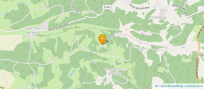 localisation de l'entreprise SCI SF  VAL DE LOUYRE ET CAUDEAU