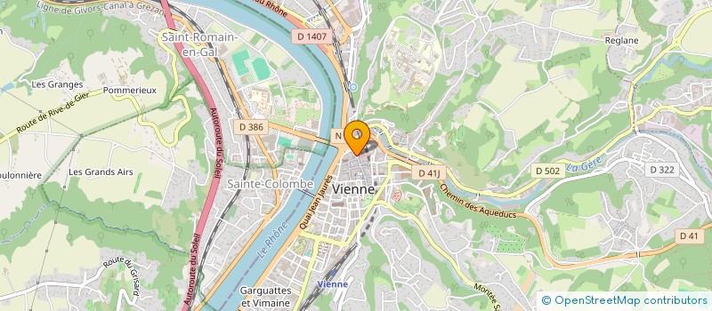 localisation de l'entreprise SCI SF BOUCHERIT  VIENNE